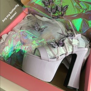 Sugar Thrillz Butterfly Shoes